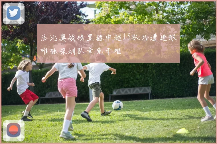 法比奥战绩显赫中超15队均遭进球唯独深圳队幸免于难
